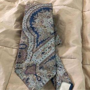 Mens retro silk tie
